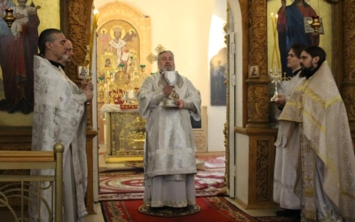 Служение Епископа Сергия в день Вселенской родительской субботы