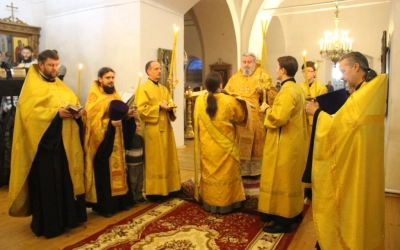 Всенощное бдение накануне Недели о Страшном суде