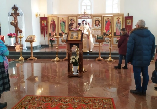 Божественная литургия в Неделю 32-ю по Пятидесятнице, день празднования Собора 70-ти апостолов