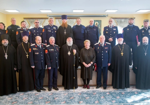 Состоялось подписание соглашений о соработничестве между Вяземской епархией Русской Православной Церкви и Смоленским Отдельским Казачьим Обществом