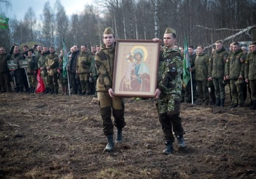 В Вяземском районе проходит весенняя Вахта Памяти. Церемония открытия