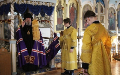 Всенощное бдение накануне Недели сыропустной. Воспоминания Адамова изгнания