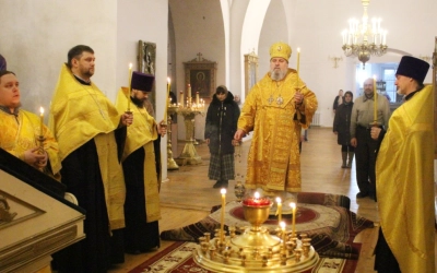 Всенощное бдение накануне Недели сыропустной. Воспоминания Адамова изгнания