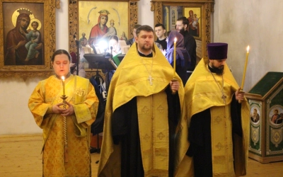 Всенощное бдение накануне Недели сыропустной. Воспоминания Адамова изгнания