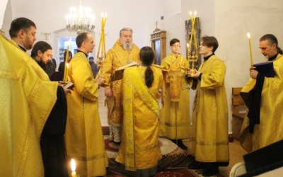 Всенощное бдение накануне Недели сыропустной. Воспоминания Адамова изгнания