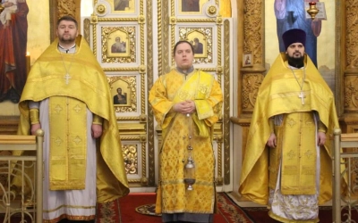 Служение епископа Сергия в Неделю сыропустную