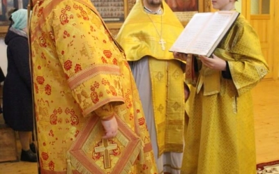 Служение епископа Сергия в Неделю сыропустную