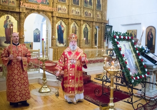 Всенощное бдение накануне дня памяти священномученика Макария (Гневушева)
