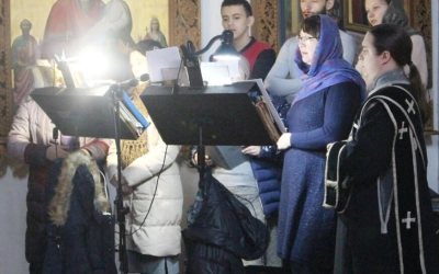 епископ Сергий возглавил служение Великого повечерия с чтением Великого покаянного канона