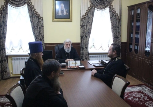 Епископ Вяземский и Гагаринский Сергий провёл рабочее совещание с клириками Вяземской епархии совершающими Духовно-просветительскую деятельность в местах лишения свободы