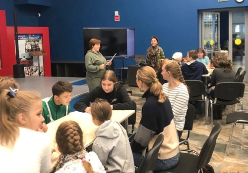 Воспитанники воскресной школы стали участниками тематической встречи в вяземском КВЦ