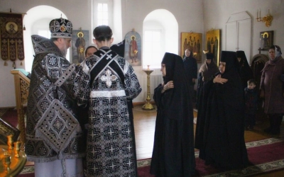 Служение Епископа Сергия в Иоанно-Предтеченском женском монастыре