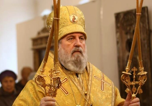 В Неделю 17-ю по Пятидесятнице, Преосвященнейший Сергий, епископ Вяземский и Гагаринский совершил Божественную литургию в Свято-Троицком кафедральном соборе города Вязьма