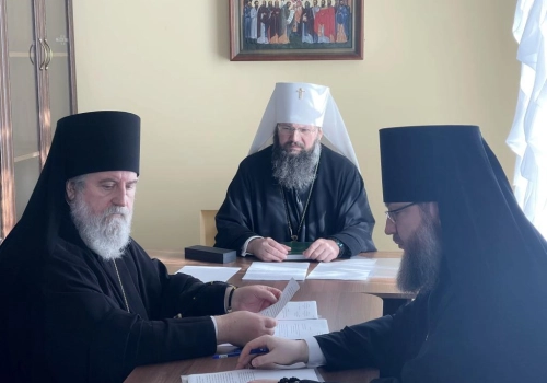 В Епархиальном управлении Вяземской епархии состоялся Архиерейский совет Смоленской митрополии