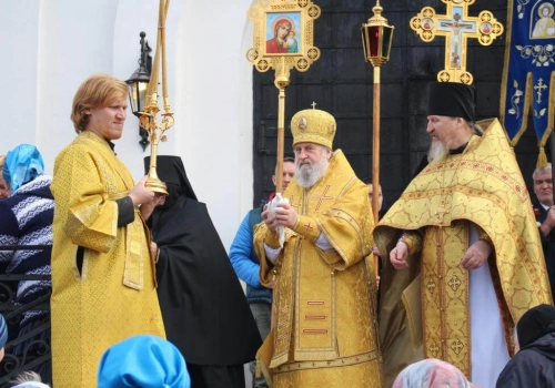 Епископ Вяземский и Гагаринский Сергий совершил Божественную литургию в Спасо-Богородицком Одигитриевском женском монастыре под г. Вязьма