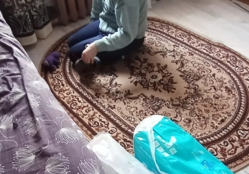 Сотрудники Отдела Социального служения Сафоновского Благочиния Вяземской Епархии навестили подопечных с особенностями