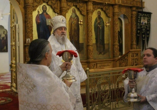 В Димитриевскую родительскую субботу епископ Сергий возглавил Божественную литургию в Свято-Троицком кафедральном соборе