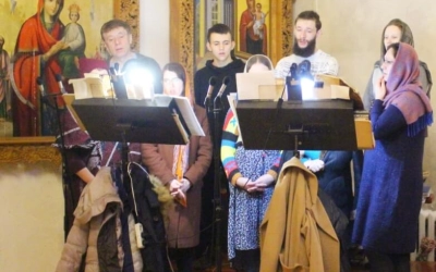 служение Епископа Сергия накануне Недели 2-ой Великого поста