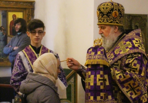 Всенощное Бдение в Свято-Троицком кафедральном соборе города Вязьмы