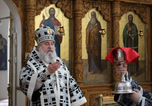 Архиерейское служение в Великую Среду