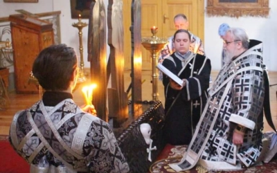 Епископ Сергий совершил чинопоследование Пассии