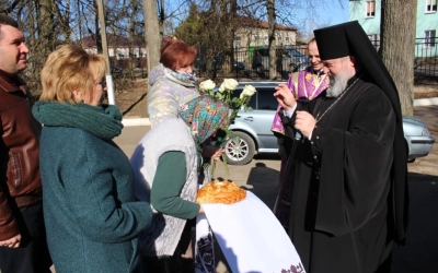 служение епископа Сергия в Неделю 5-ю Великого поста, день памяти прп. Марии Египетской