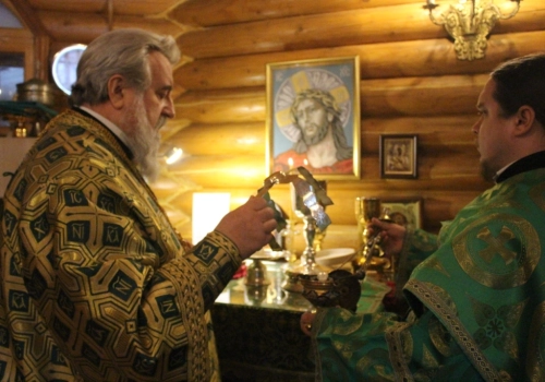 Престольный праздник в храме Благоверного и великого князя Александра Невского с. Вязьма-Брянская