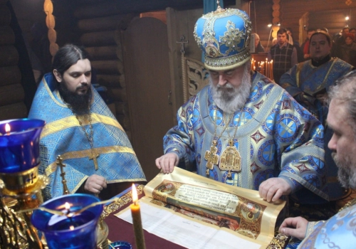 Престольный праздник в селе Знаменка