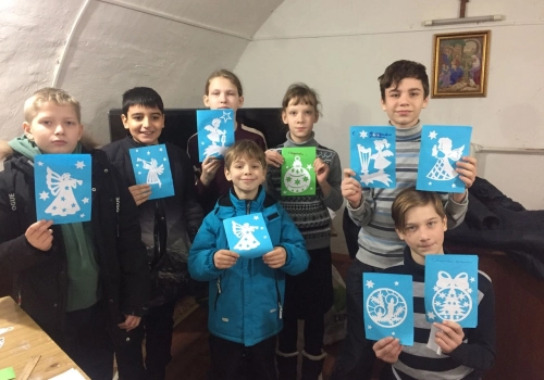 Воспитанники воскресной школы Свято-Троицкого кафедрального собора приняли участие в акции 