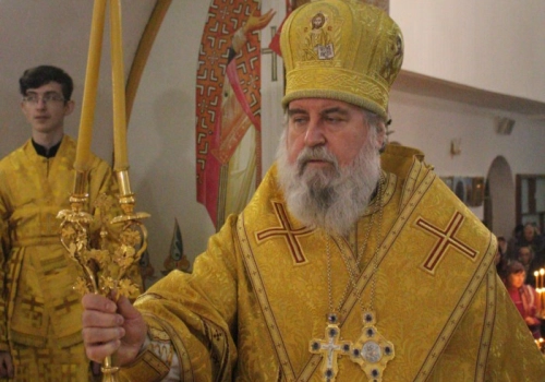 Владыка Сергий совершил Божественную Литургию в Благовещенской церкви г. Сычевки