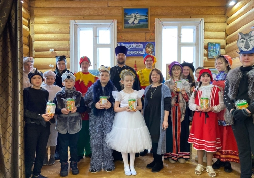 В Иверском храме д. Устье Сычёвского благочиния состоялось детское, просветительское мероприятие