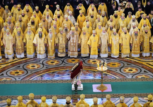 Владыка Сергий сослужил Святейшему Патриарху Московскому и Всея Руси Кириллу в Храме Христа Спасителя