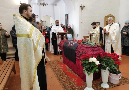 Отпевание воина Владимира