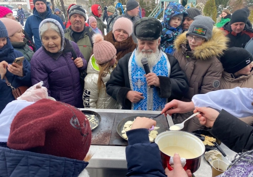 Праздник Встречи масляной седмицы прошел в Тихвинском подворье г. Смоленска