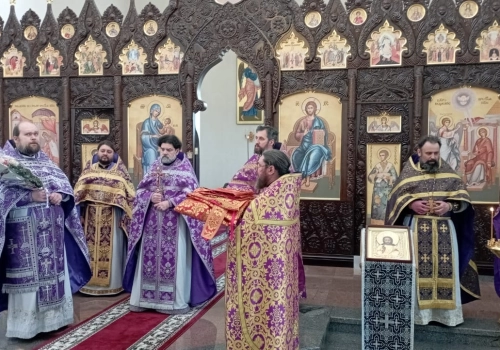 Юбилей благочинного церквей Гагаринского округа игумена Александра (Карпикова)