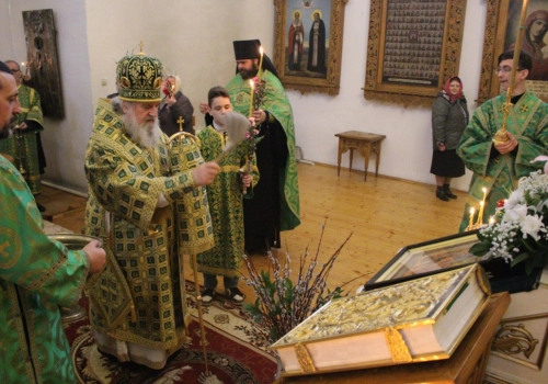 Всенощное бдение накануне Входа Господня в Иерусалим