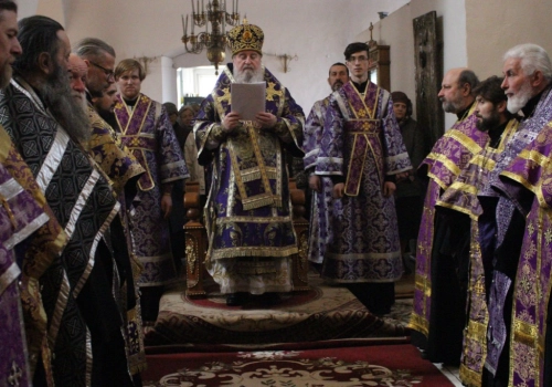 Архиерейское служение Великого Четверга