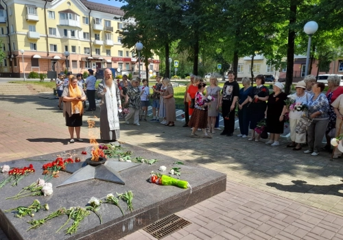 Благочинный Сафоновского округа принял участие в мемориальном митинге, посвящённом началу Великой Отечественной войны