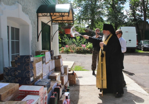 Вяземская епархия приняла участие в сборе материалов и оборудования для военнослужащих