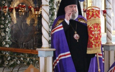 служение Епископа Сергия в день Престольного праздника