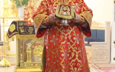 служение Епископа Сергия в день Престольного праздника