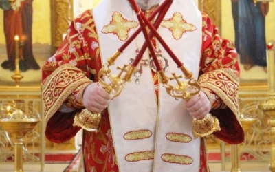 служение Божественной литургии в день Великой Победы