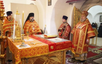 Служение Епископа Вяземского и Гагаринского Сергия в Иоанно-Предтеченском женском монастыре