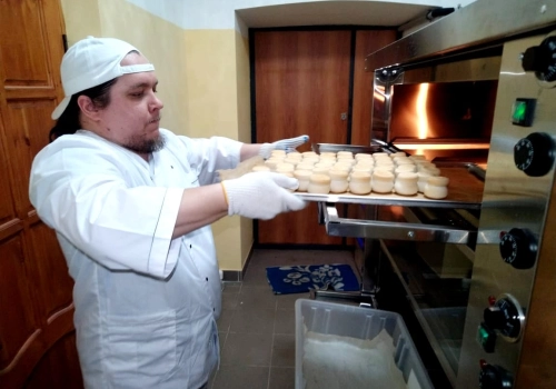 Открытие просфорни в Вяземской епархии.