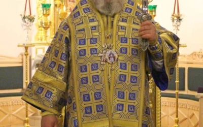 Служение Епископа Сергия в день празднования иконы Божией Матери