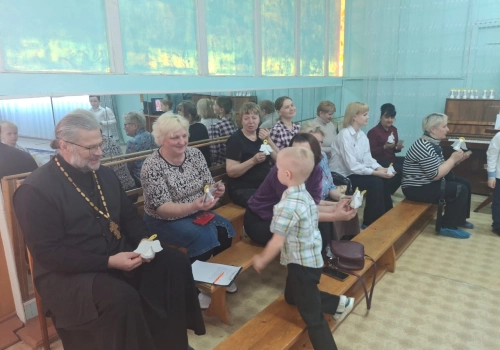 Встреча благочинного Вяземского округа с воспитанниками детского сада №9