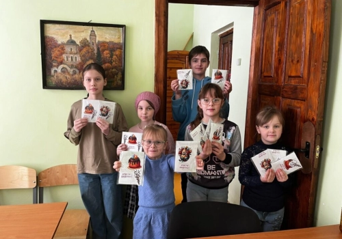 Детская воскресная группа приняла участие в Пасхальной акции