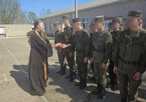 Поздравление воинов Вяземского гарнизона со светлым Христовым Воскресением