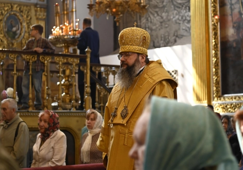 Митрополит Исидор совершил богослужение в Неделю Всех святых