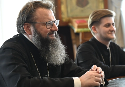 Состоялась встреча митрополита Исидора с клириком Кемеровской епархии